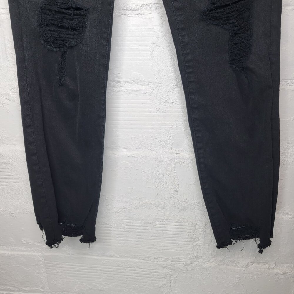 Kut From The Kloth Women's Size 6 Jeans Reese Fab Ab Ankle Straight Leg Black - Picture 6 of 9